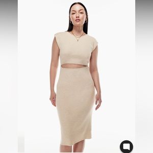 Aritzia Wilfred free cut out dress